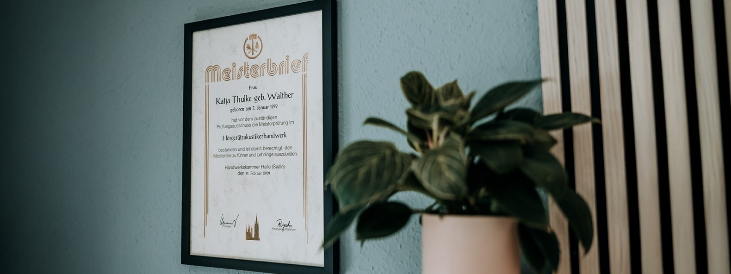 Meisterurkunde Katja Thulke